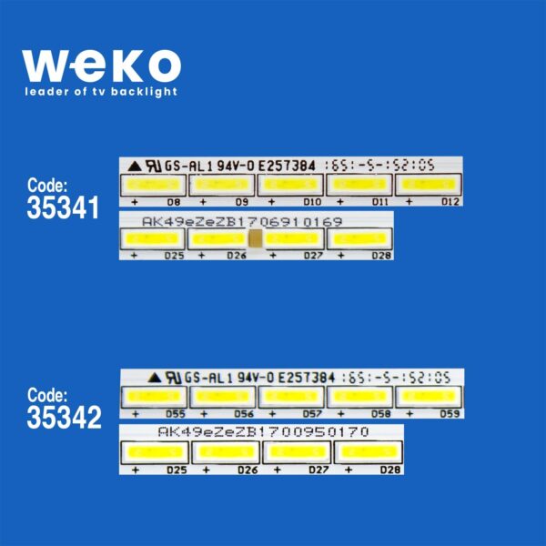 Beko B49L 9683 5S 49'' inç 2 Adet Tv Led Bar