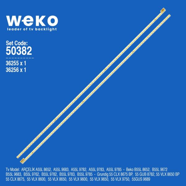 Beko B55L 9782 55'' inç 2 Adet Tv Led Bar