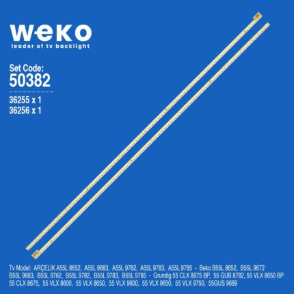 Beko B55L 9683 55'' inç 2 Adet Tv Led Bar
