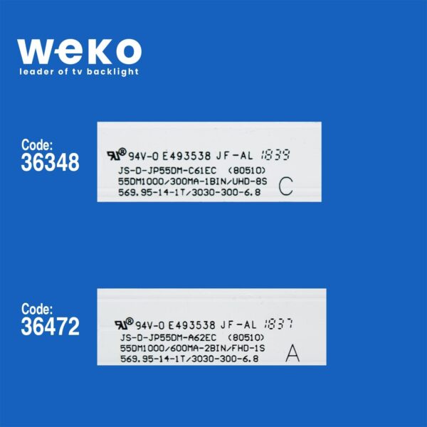 Awox K5500RST/4K/S 55'' inç 9 Adet Tv Led Bar