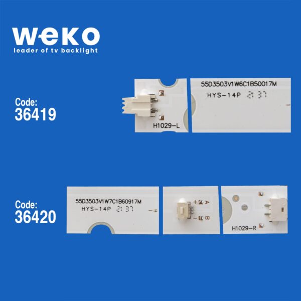 Akai Aktv5514 55'' inç 12 Adet Tv Led Bar