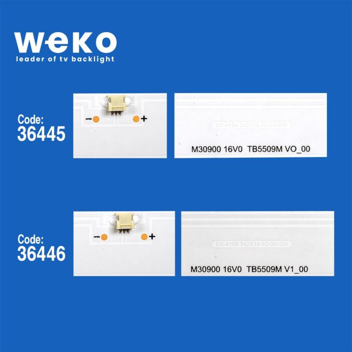 Panasonic TX-55DXW604 55'' inç 16 Adet Tv Led Bar