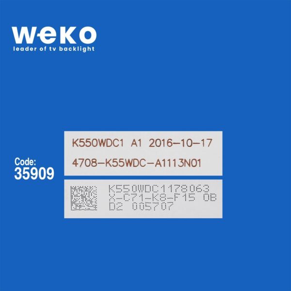 Awox U5600STR/4K/S 55'' inç 8 Adet Tv Led Bar (Seri 1)