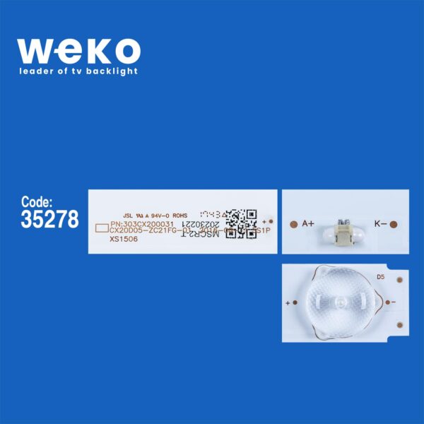 Sunny SN20LED003/0202 20'' inç 2 Adet Tv Led Bar
