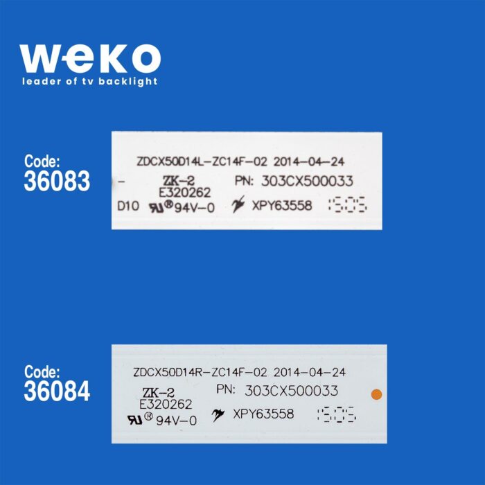 Saba 50HKN2727 50'' inç 10 Adet Tv Led Bar (Seri 1)