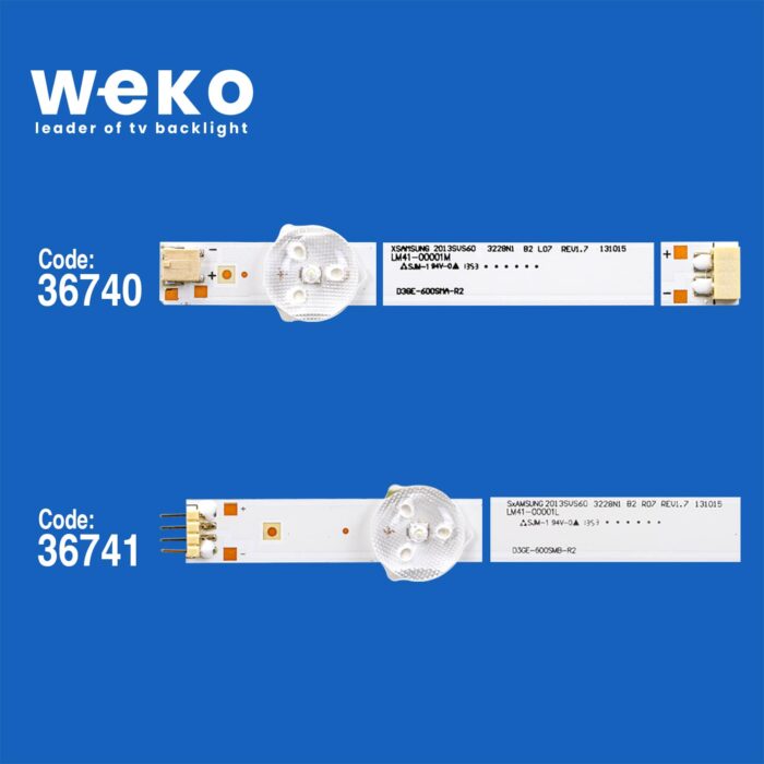 Samsung UA60H6003ARXUM 60'' inç 12 Adet Tv Led Bar