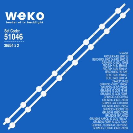 Beko B43K 780 B2B 43'' 2 Adet Tv Led Bar