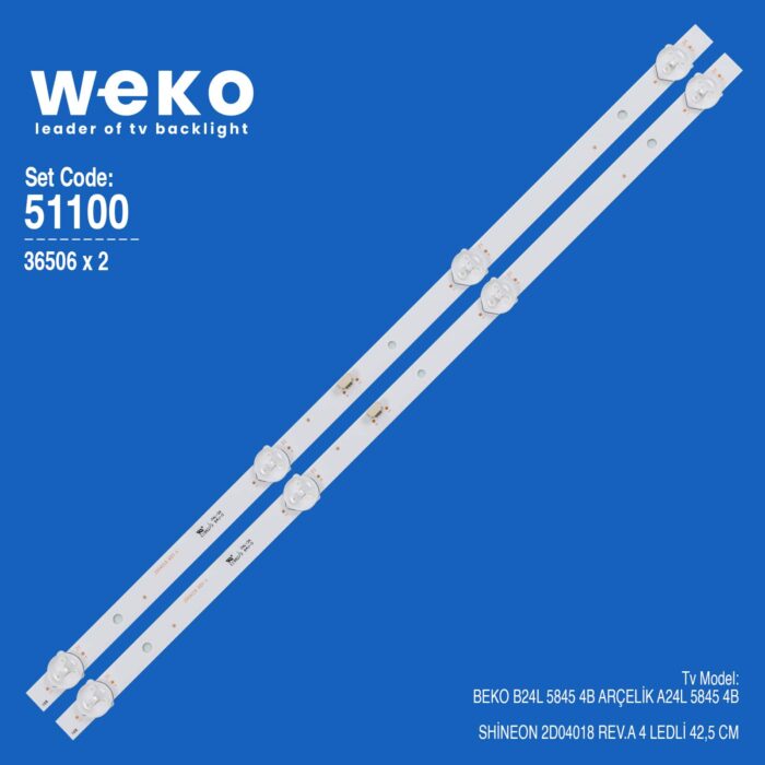 Beko B24L5845 4B 24'' 2 Adet Tv Led Bar