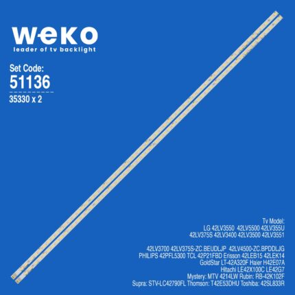 Rubin RB-42K102F 42'' 2 Adet Tv Led Bar