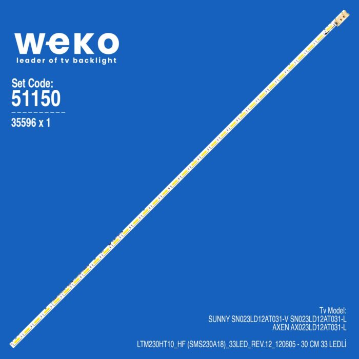 Sunny SN023LD12AT031-V 23'' 1 Adet Tv Led Bar