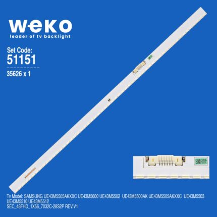 Samsung UE43M5505AKXXC 43'' 1 Adet Tv Led Bar