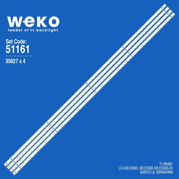 Sanyo LE 42R40HWM 42'' 4 Adet Tv Led Bar