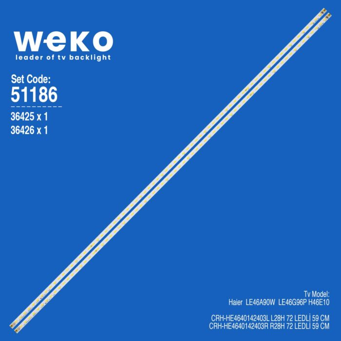 Haier H46E10 46'' 2 Adet Tv Led Bar