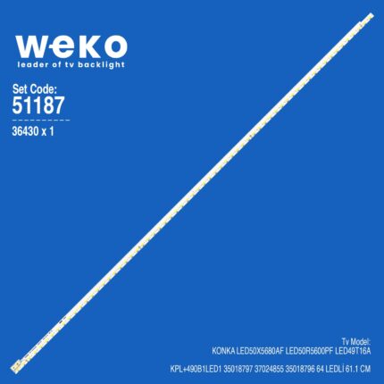 Konka LED50X5680AF 50'' 1 Adet Tv Led Bar