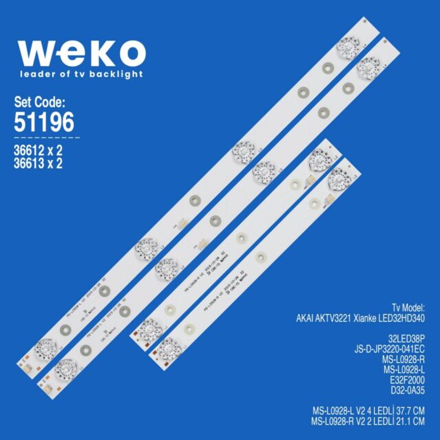 Akai AKTV3221 32'' 4 Adet Tv Led Bar