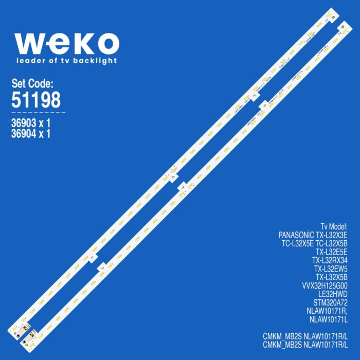 Panasonic TX-L32EW5 32'' inç 2 Adet Tv Led Bar