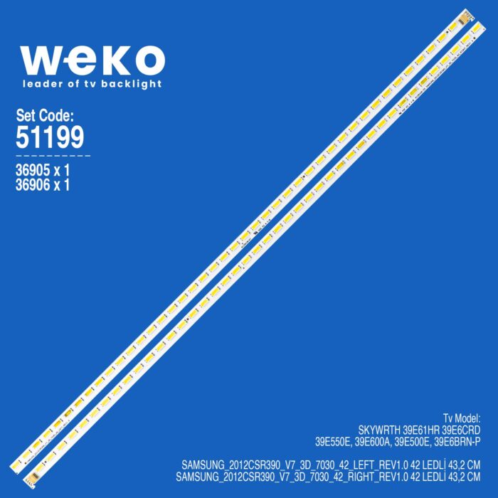 Skyworth 39E6CRD 39'' 2 Adet Tv Led Bar