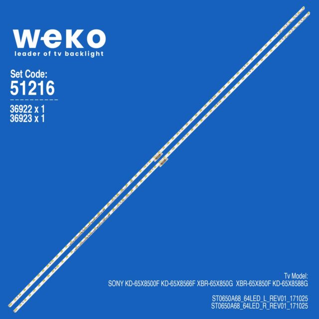 Sony XBR-65X850F 65'' 2 Adet Tv Led Bar