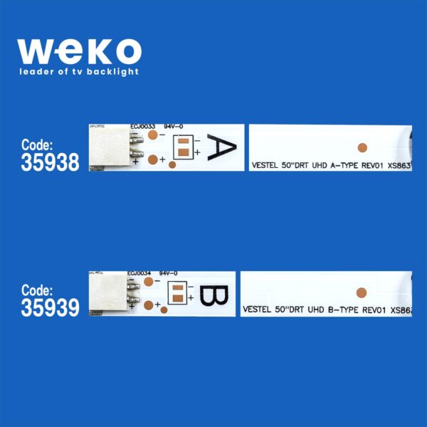 Vestel 50UD8800 50'' 6 Adet Tv Led Bar