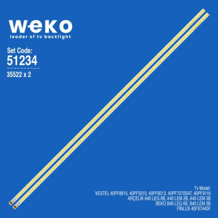 Vestel 40PF9116 40'' 2 Adet Tv Led Bar