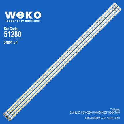 Samsung UN40C6300SF 40'' 4 Adet Tv Led Bar