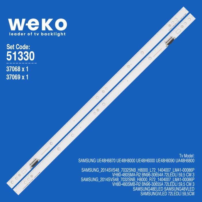 Samsung UA48H6800 48'' 2 Adet Tv Led Bar