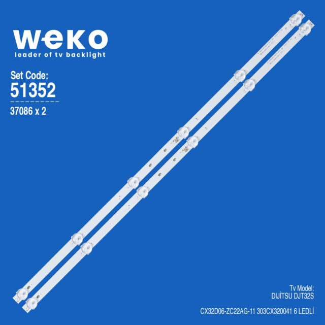 Dijitsu DJT32S 32'' 2 Adet Tv Led Bar