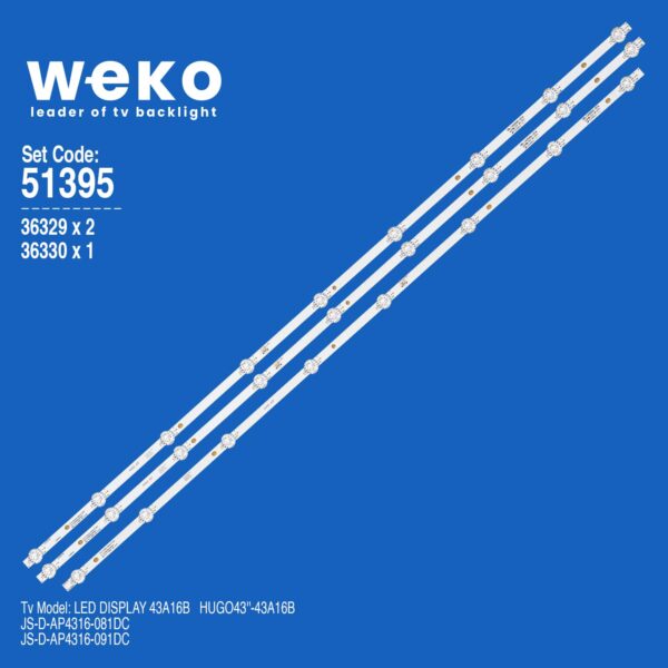Senko LY430-DH01W 43'' 3 Adet Tv Led Bar