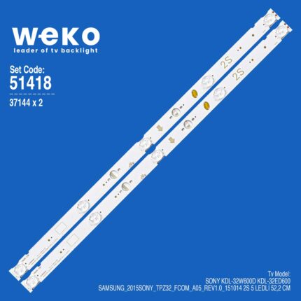 Sony KDL-32W600D 32'' 2 Adet Tv Led Bar