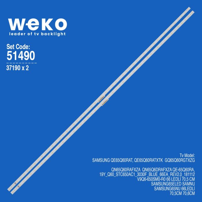 Samsung GQ65Q60RGTXZG 65'' 2 Adet Tv Led Bar