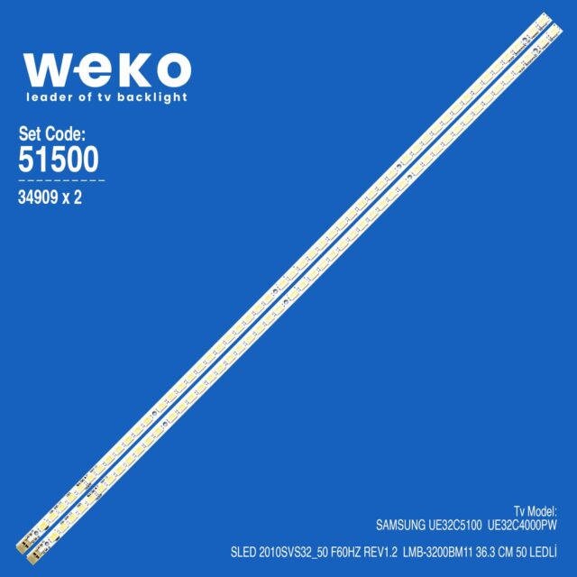 Samsung UE32C5100 32'' 2 Adet Tv Led Bar