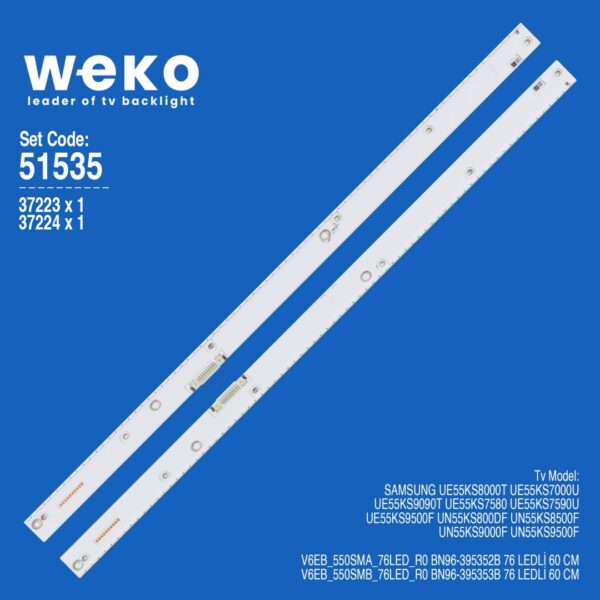Samsung UE55KS8000T 55'' 2 Adet Tv Led Bar