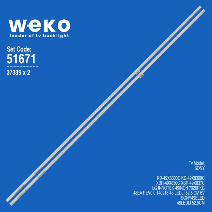 Sony KD-49X8309C 49'' 2 Adet Tv Led Bar