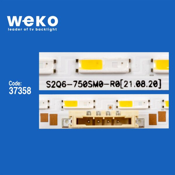 Samsung S2Q6-750SM0-R0 İki Renk 75'' 4 Adet Tv Led Bar (42 Led)