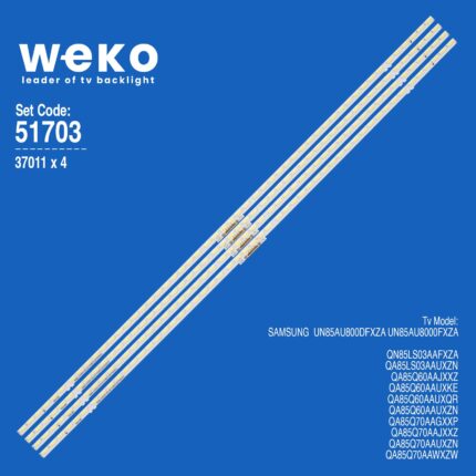 Samsung QA85Q60AAJXXZ 85'' 4 Adet Tv Led Bar (52 Led)