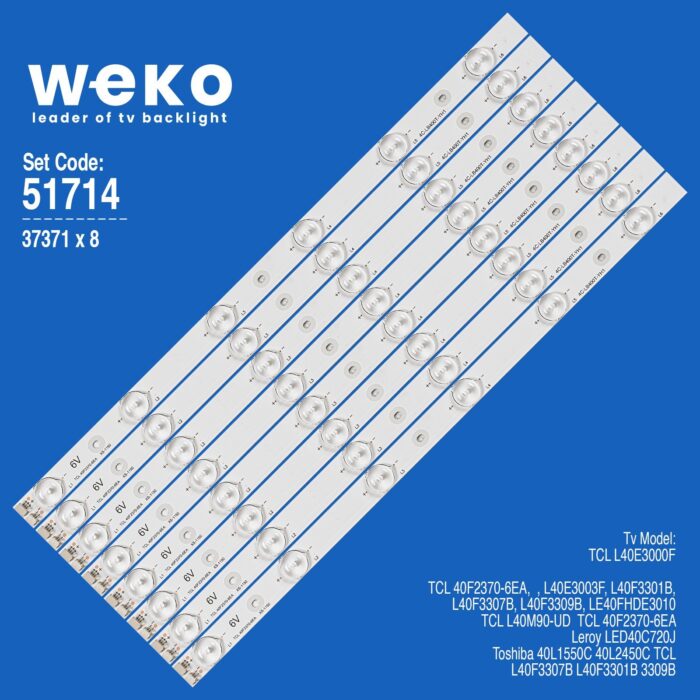 Sanyo DP40D64 40'' 8 Adet Tv Led Bar