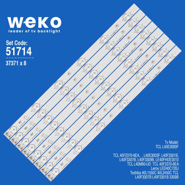 Sanyo FVD4064 40'' 8 Adet Tv Led Bar