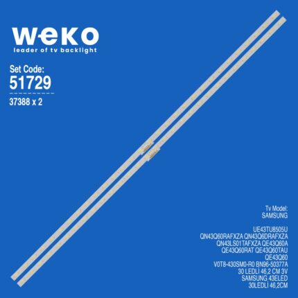 Samsung UE43TU8505U 43'' 2 Adet Tv Led Bar