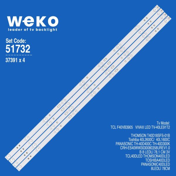 Skytech 4340YK 43'' 4 Adet Tv Led Bar