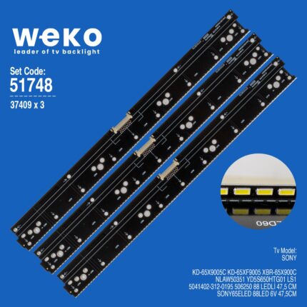 Sony KD-65X9005C 65'' 3 Adet Tv Led Bar