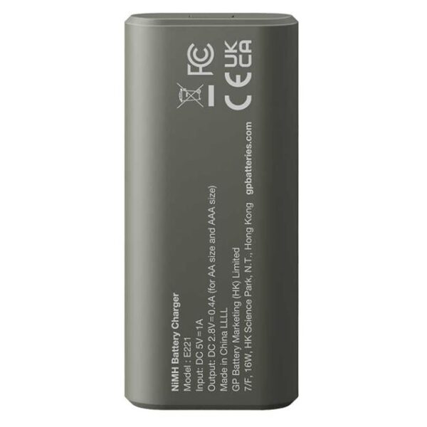 Gp Recyko E221 Usb 2'li AA - AAA Pil Şarj Cihazı (GPACSE221004 GPE221R21-2GTLB1)
