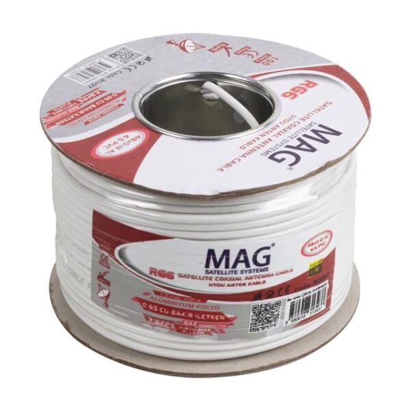 Mag RG59 FA Mini Anten Kablosu 100 Metre