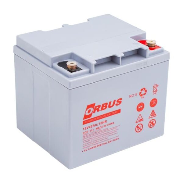 Orbus 12 V 42 A Engelli Araç Aküsü (197x165x175 Mm)