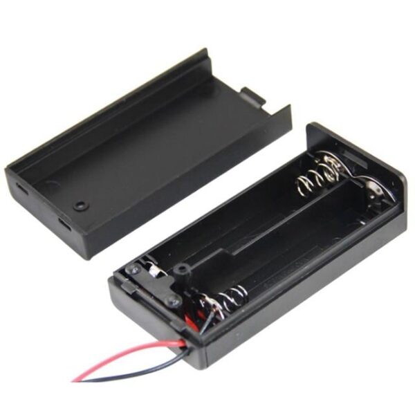 Powermaster 2'li AA Kapaklı Switch'li Pil Yuvası (IC-233C