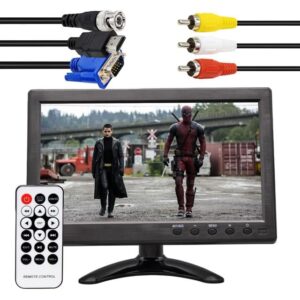 PowerMaster PM-6092 10.1" Çok Fonksiyonlu 1080P HD Araç Monitörü - HDMI/VGA/BNC/RCA/USB Girişli