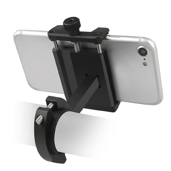 Powerway MT15 Motosiklet Bisiklet Scooter İçin Dayanıklı Gidon Uyumlu CNC Alüminyum Telefon Tutucu