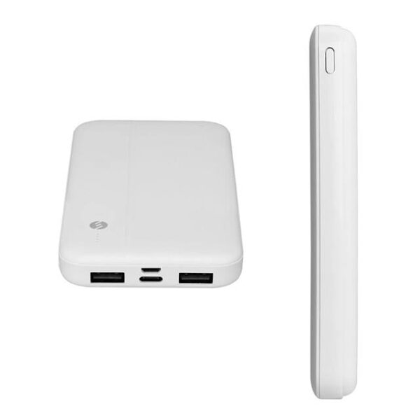 S-Link LP-G10N Beyaz Micro + Type C Girişli 10000 Mah Taşınabilir Şarj Cihazı Powerbank