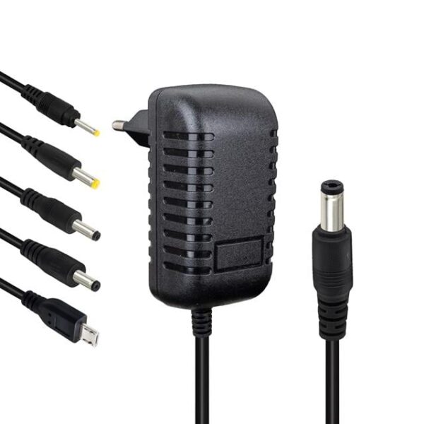 S-Link SLX-52A 5-9-12 Volt - 2 Amper Çok Uçlu Telefon Tablet PC Akü Akıllı Şarj Adaptörü