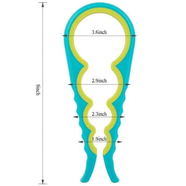 Sunup SN-14653 Silikon 4 Farklı Boy Kapak Kavanoz Açıcı