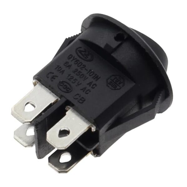 IC-131-4 Yuvarlak Işıklı On-Off Anahtar 4P